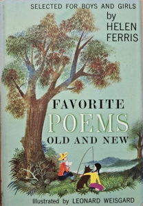 1957 – Favorite Poems Old and New (Goblin Feet, Roads Go Ever On And On) – 1st Edition – Hardcover with Dustjacket – Doubleday