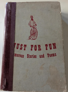 1948 – Just for Fun: Humorous Stories and Poems (Riddles in the Dark) – 1st Edition – Hard Cover – Lothrop, Lee & Shepard Co